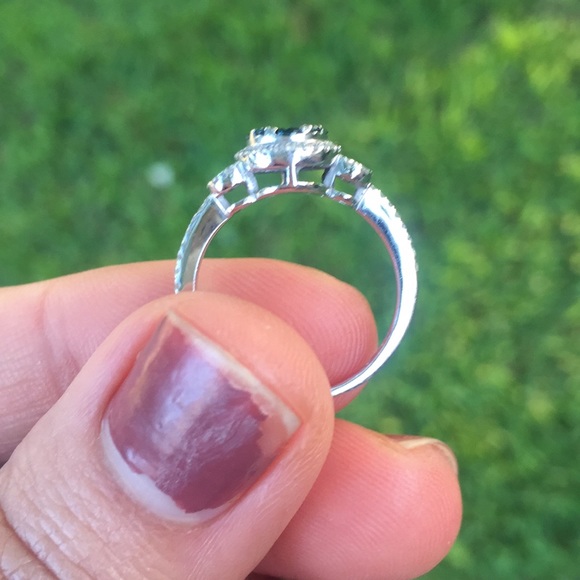 Le Vian genuine blue diamond ring sz 5.5 - Picture 4 of 8